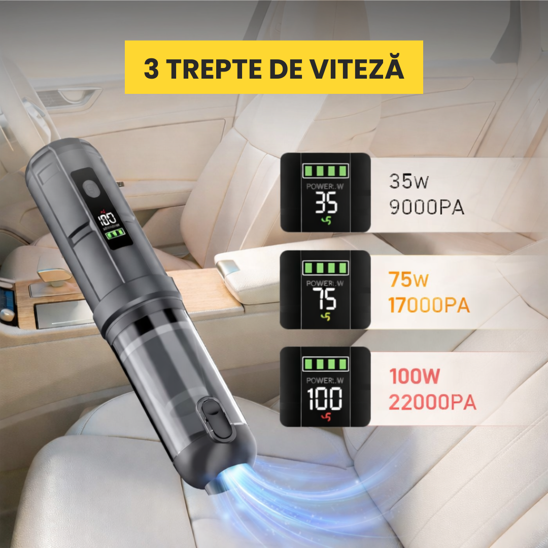 AirForce - Aspirator Auto cu Acumulator