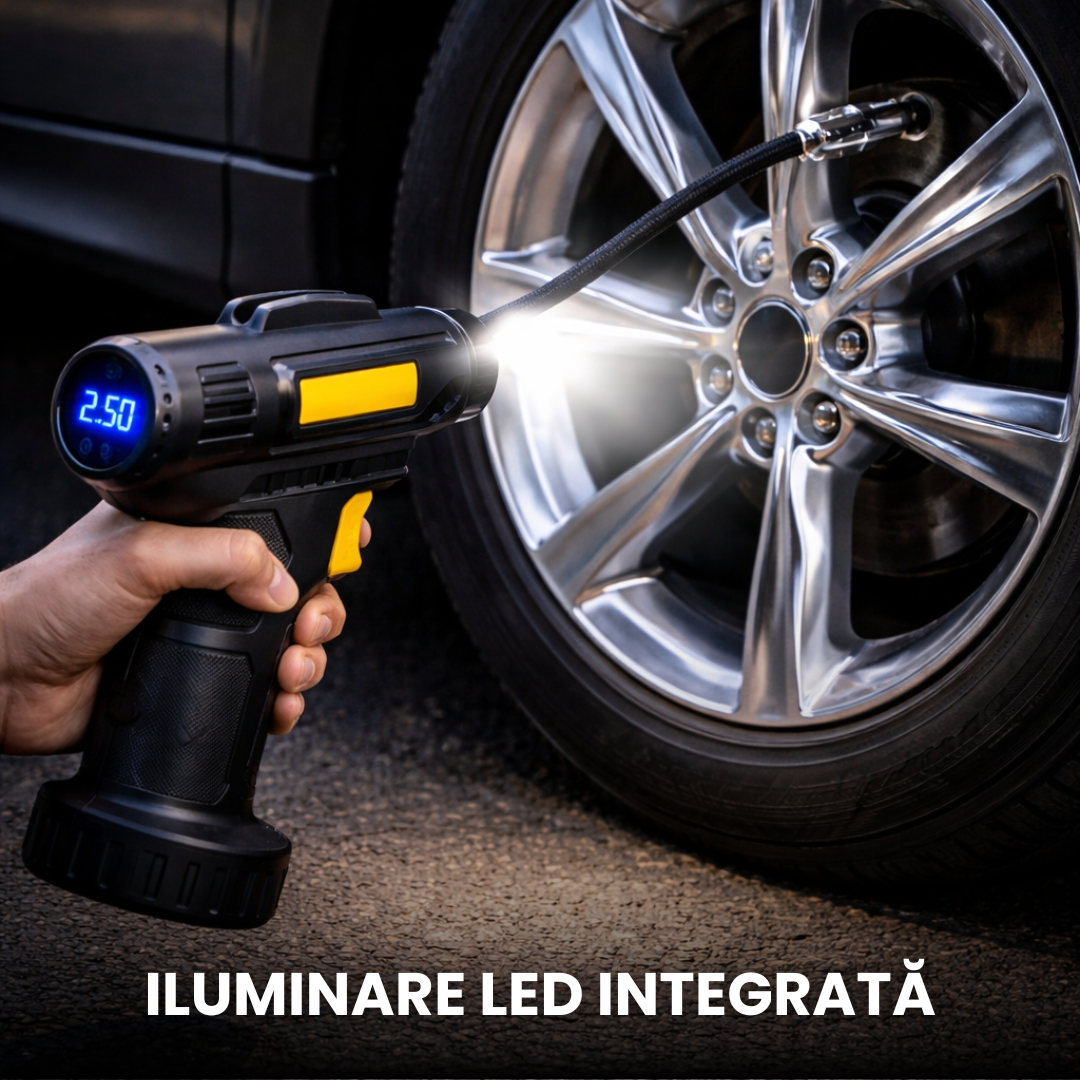 InflateGo - Compresor auto portabil