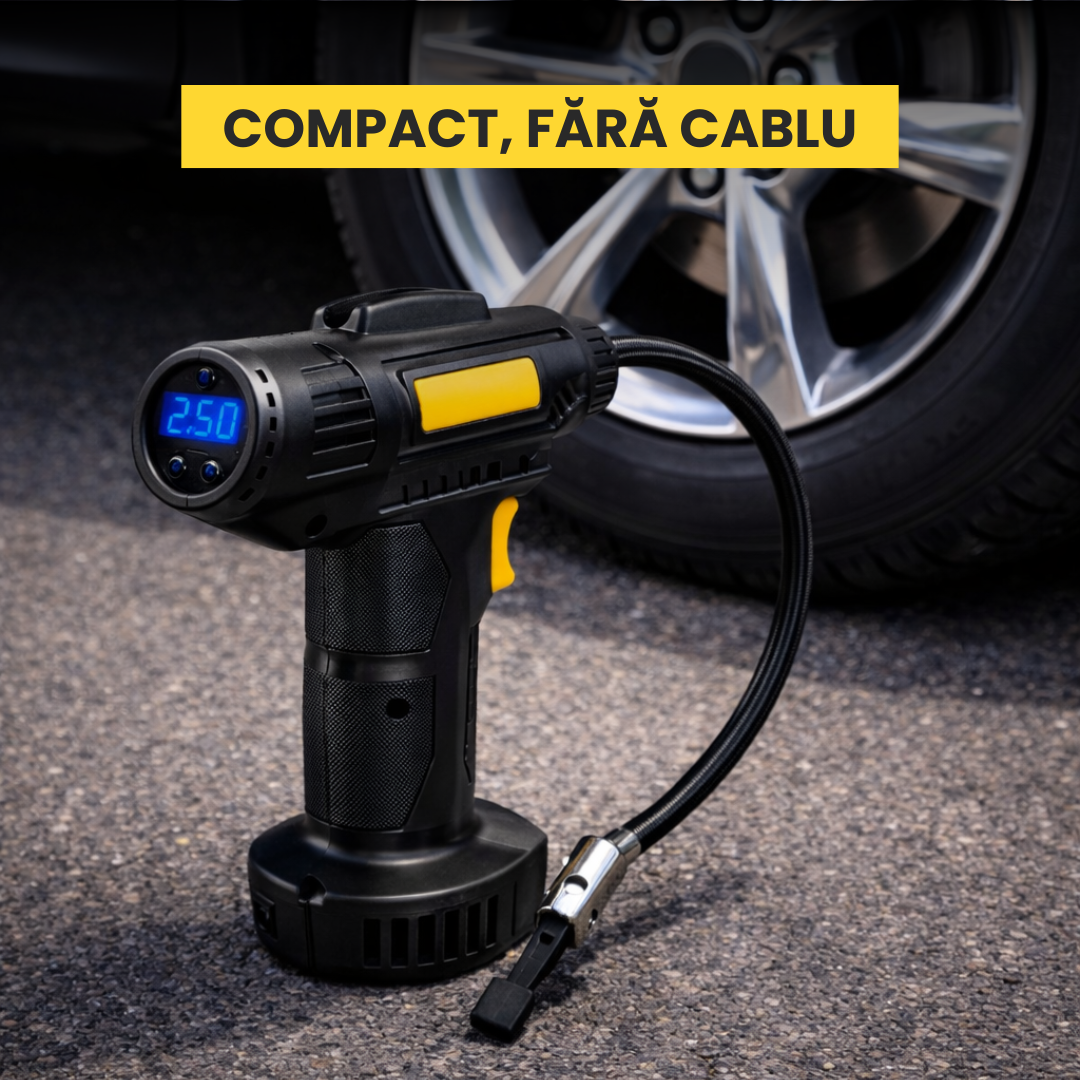 InflateGo - Compresor auto portabil