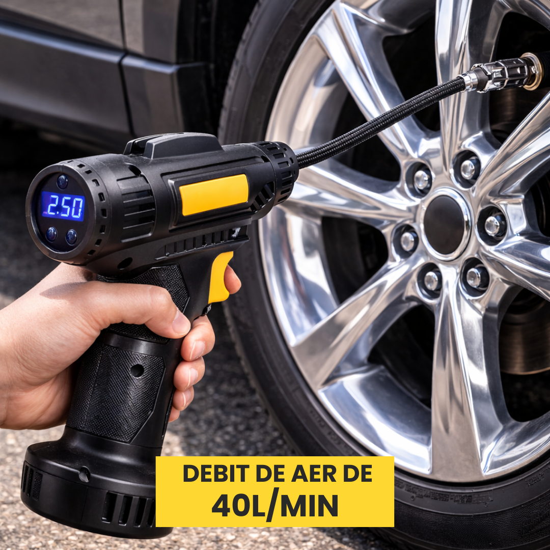 InflateGo - Compresor auto portabil